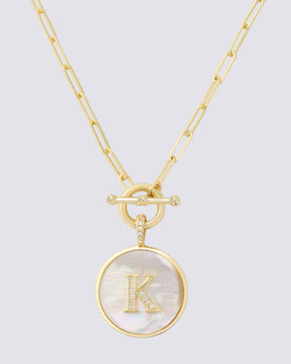 LOVE LETTERS MEDALLION NECKLACE