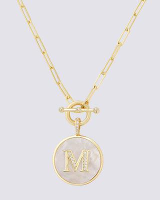 LOVE LETTERS MEDALLION NECKLACE