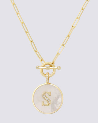 LOVE LETTERS MEDALLION NECKLACE