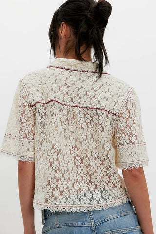 MANNIE LACE BUTTONDOWN
