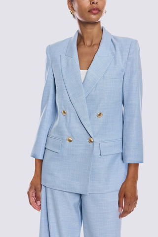 MAREN CHAMBRAY SUITING BLAZER
