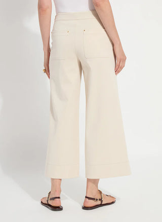 Nylah Detail Wide Leg Crop Pant