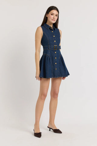 PAIGE MINI BELT DRESS