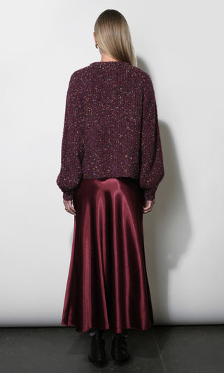 PAIGE MIDI SLIP SKIRT