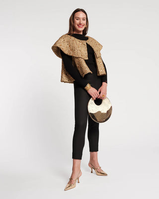 PEYTON  SEQUIN SWING JACKET POLY WOOL