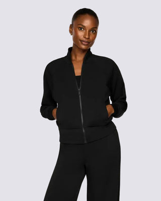 AIRESSENTIALS PINTUCK TRACK JACKET