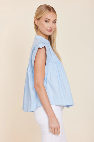 Poplin Smock Top