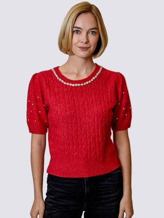 RHINESTONE SWEATER