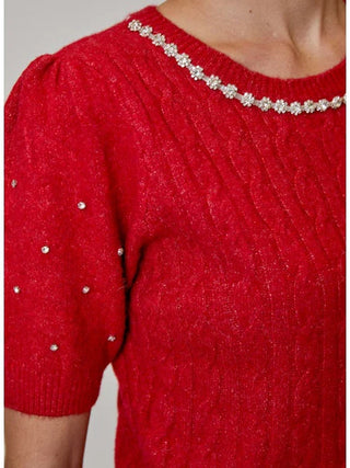 RHINESTONE SWEATER