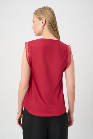 Recycled Satin Sleeveless Top
