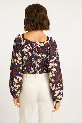Rosine Ginko Block Print Top