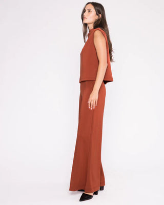 SCUBA COWL NECK TOP