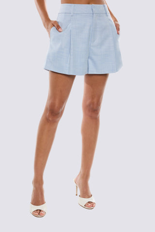 SENA CHAMBRAY SUITING SHORTS