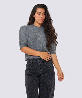 SWEATER S/S DIAMONDS