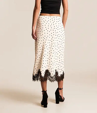 Satin Lace Skirt