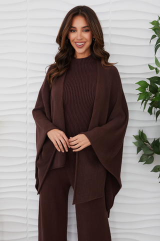 KNIT DOLMAN OPEN CARDIGAN