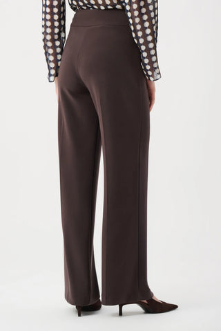 Silky Knit Wide-Leg Pull-On Pants