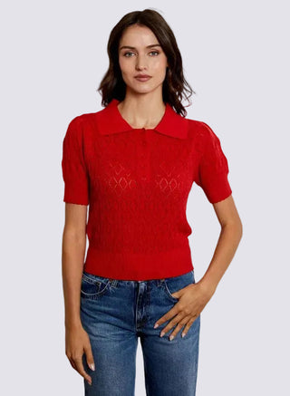 TEXTURED SHORT SLEEVE POLO