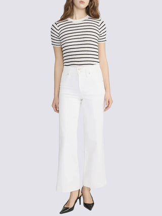 THE SEAMED WIDE TROUSER CROP