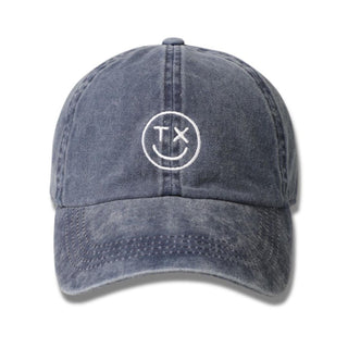 TEXAS SMILEY FACE BASEBALL CAP