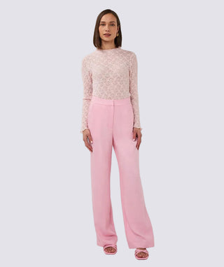 Trousers Twill Wide Leg Pants