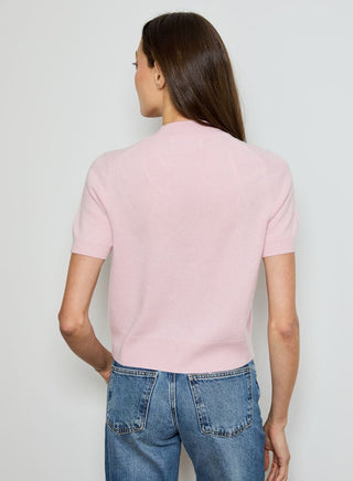 V-NECK CARDIGAN SHORT SLEEVE