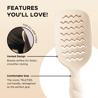 TAN Vented Hair Brush