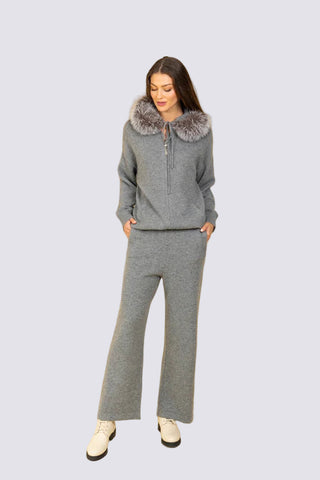 Straight Leg Knit Sweatpants