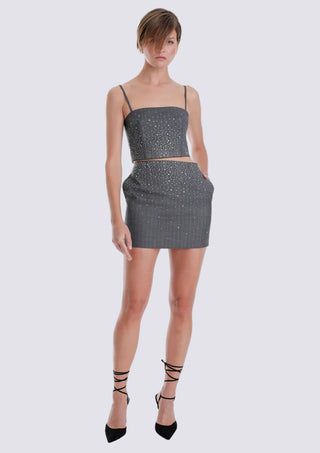 Zoe Rhinestone Skirt