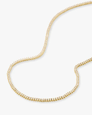 BABY NOT YOUR BASIC TENNIS NECKLACE
