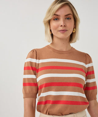 Puff Sleeve Spring Sweater