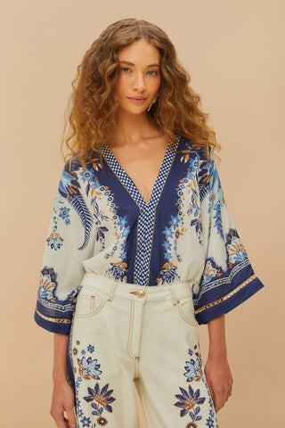 ANA TAPESTRY KIMONO BODYSUIT