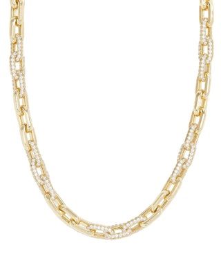 FRANKIE PAVE CHAIN NECKLACE